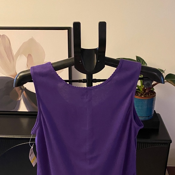 Studio Works Rich Purple Tank Top - Picture 5 of 6